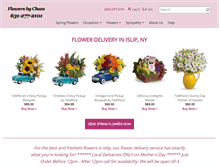 Tablet Screenshot of flowersbychazz.com